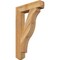 Ekena Millwork Funston Craftsman Rough Sawn Bracket, Western Red Cedar, 4"W x 20"D x 32"H BKT04X20X32FST04RWR - alternate 1